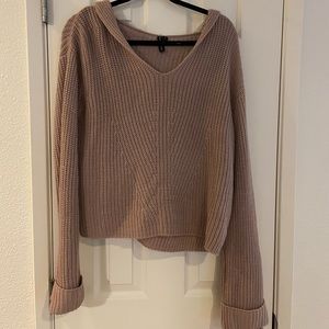 Moon & Madison Hooded Knit Sweater